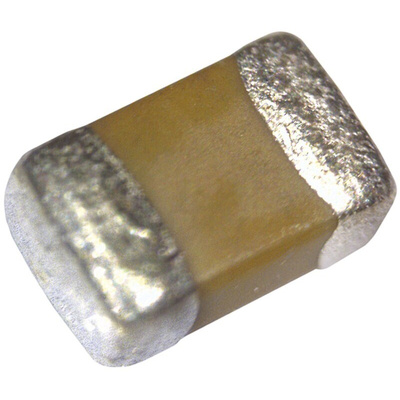 KEMET 100nF Multilayer Ceramic Capacitor MLCC, 16V dc V, ±10% , SMD