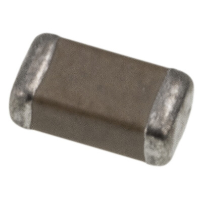 Yageo 100nF Multilayer Ceramic Capacitor MLCC, 100V dc V, ±10% , SMD