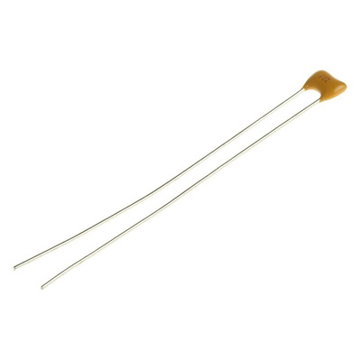 KYOCERA AVX 100nF Multilayer Ceramic Capacitor MLCC, 50V dc V, ±10% , Through Hole