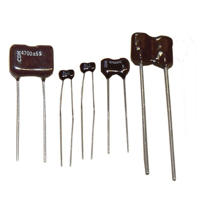 Cornell-Dubilier 1nF Mica Capacitor 500V dc ±1% Tolerance, CD19