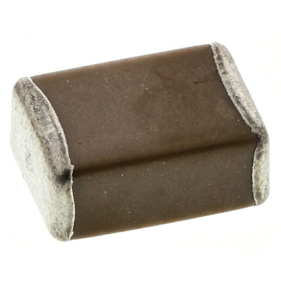 KEMET 1μF Multilayer Ceramic Capacitor MLCC, 100V dc V, ±10% , SMD