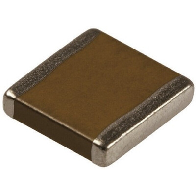KEMET 10nF Multilayer Ceramic Capacitor MLCC, 2kV dc V, ±10% , SMD