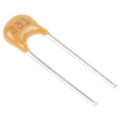 KEMET 330pF Multilayer Ceramic Capacitor MLCC, 200V dc V, ±5% , Through Hole