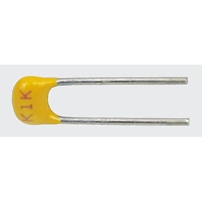 KEMET 33nF Multilayer Ceramic Capacitor MLCC, 100V dc V, ±10% , Through Hole