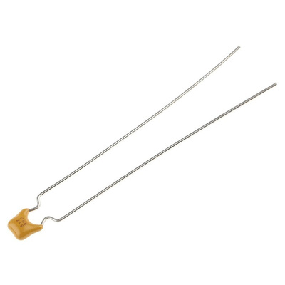 KYOCERA AVX 22nF Multilayer Ceramic Capacitor MLCC, 50V dc V, ±10% , Through Hole
