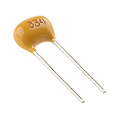 KEMET 330nF Multilayer Ceramic Capacitor MLCC, 50V dc V, ±20% , Through Hole
