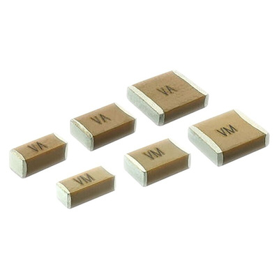Vishay 1nF Multilayer Ceramic Capacitor MLCC, 250V ac V, ±10% , SMD