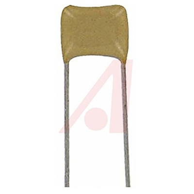 KYOCERA AVX 10nF Multilayer Ceramic Capacitor MLCC, 100V dc V, ±5% , Through Hole