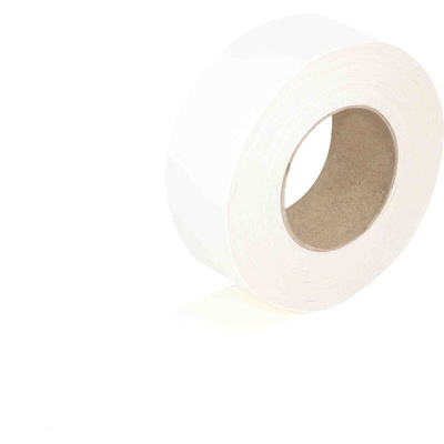 RS PRO White Double Sided Plastic Tape, 19mm x 50m