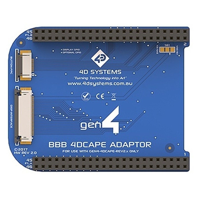 4D Systems gen4-4DCAPE BeagleBone Black Adaptor