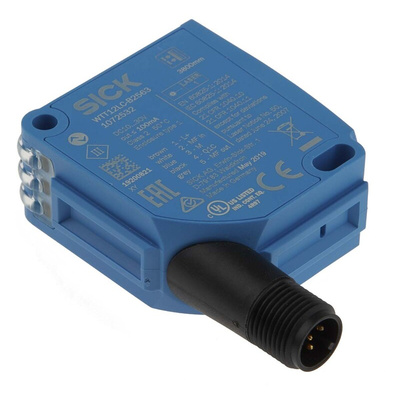 Sick Background Suppression Photoelectric Sensor, Block Sensor, 50 mm → 3.8 m Detection Range