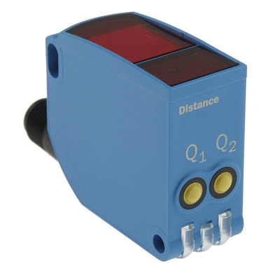Sick Background Suppression Photoelectric Sensor, Block Sensor, 50 mm → 3.8 m Detection Range