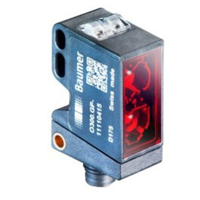 Baumer Light Barrier Photoelectric Sensor, Block Sensor, 30 mm → 120 mm Detection Range IO-LINK