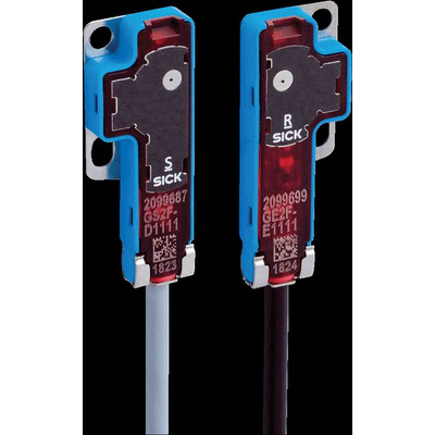 Sick Through Beam Photoelectric Sensor, Block Sensor, 60 mm Detection Range
