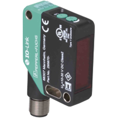 Pepperl + Fuchs Diffuse Photoelectric Sensor, Block Sensor, 1.4 m Detection Range