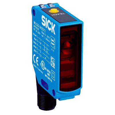 Sick Retroreflective Photoelectric Sensor, Block Sensor, 4 m Detection Range