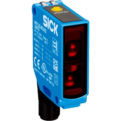 Sick Foreground Suppression Photoelectric Sensor, Block Sensor, 150 mm → 700 mm Detection Range