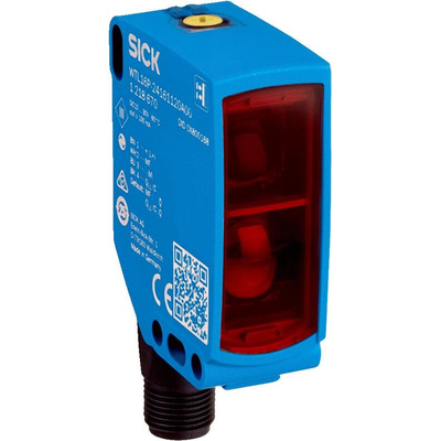 Sick Background Suppression Photoelectric Sensor, Block Sensor, 10 mm → 1.6 m Detection Range