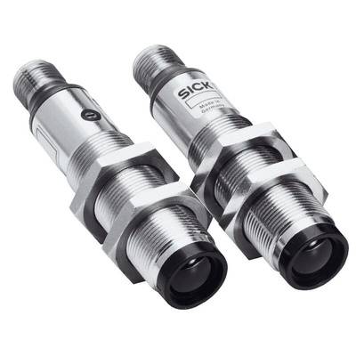 Sick Through Beam Photoelectric Sensor, Barrel Sensor, 0 → 20 m Detection Range