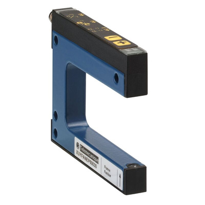 Telemecanique Sensors Through Beam Photoelectric Sensor, Fork Sensor, 15 mm Detection Range