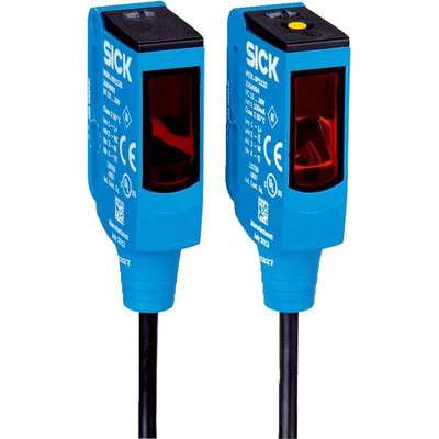 Sick Through Beam Photoelectric Sensor, Block Sensor, 60 m Detection Range