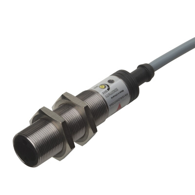 Carlo Gavazzi Diffuse Reflective Photoelectric Sensor, Barrel Sensor, 0 → 400 mm Detection Range