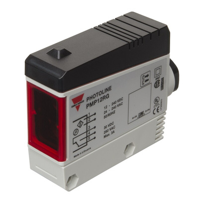 Carlo Gavazzi Polarized Retro Reflective Photoelectric Sensor, Rectangular Sensor, 6000 mm Detection Range