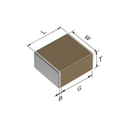TDK 2.2μF Multilayer Ceramic Capacitor MLCC, 250V dc V, ±10% , SMD