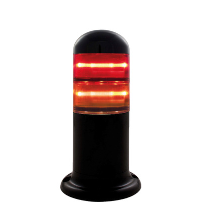 RS PRO Red/Amber Signal Tower, 24 V, 2 Light Elements