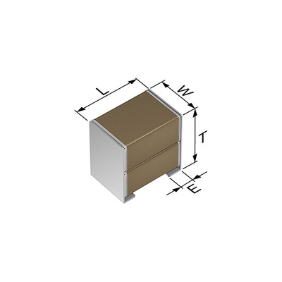 TDK 47μF Multilayer Ceramic Capacitor MLCC, 16V dc V, ±20% , SMD