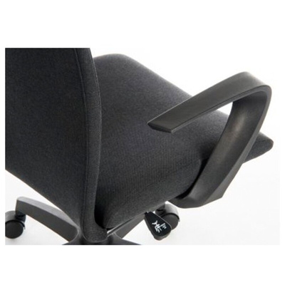 RS PRO Fabric Executive Chair 120kg Weight Capacity Black