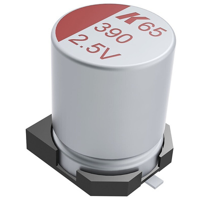 KEMET 100μF Surface Mount Polymer Capacitor, 16V dc