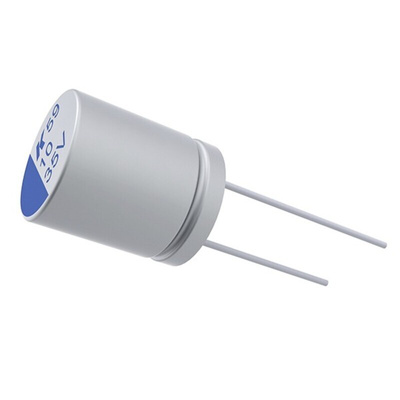 KEMET 150μF Through Hole Polymer Capacitor, 63V dc