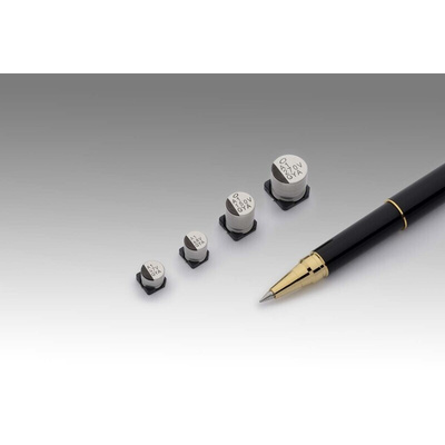 Nichicon 68μF Surface Mount Polymer Capacitor, 50V dc