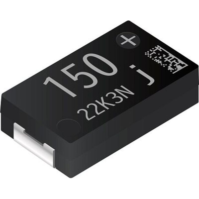 Panasonic 120μF Surface Mount Polymer Capacitor, 6.3V