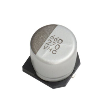 CHEMI-CON 330μF Surface Mount Polymer Capacitor, 25V