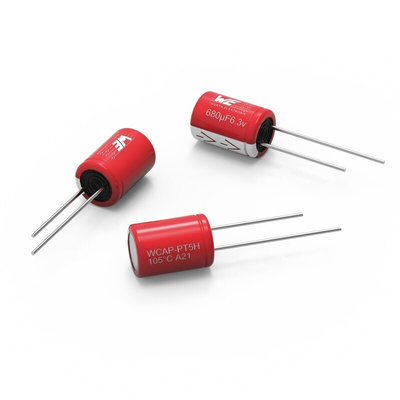 Wurth Elektronik 33μF Surface Mount Polymer Capacitor, 80V dc