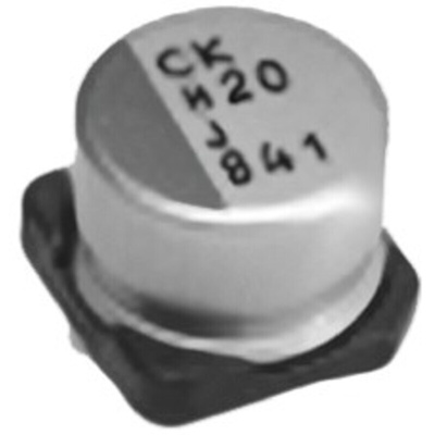 Nichicon 390μF Surface Mount Polymer Capacitor, 2.5V dc