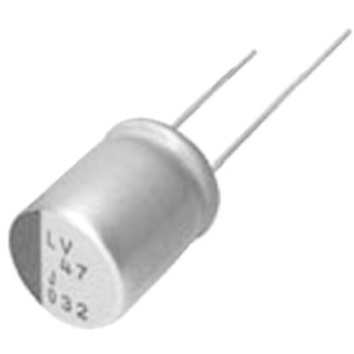 Nichicon 27μF Through Hole Polymer Capacitor, 63V dc