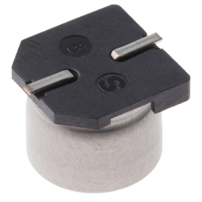 Panasonic 100μF Surface Mount Polymer Capacitor, 25V dc