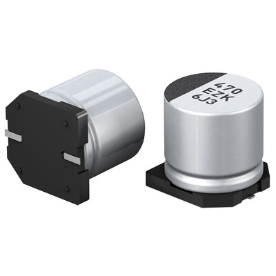 Panasonic 47μF Surface Mount Polymer Capacitor, 25V dc