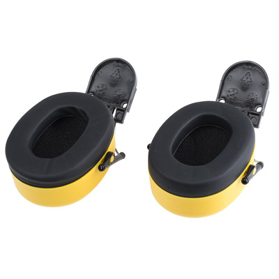 RS PRO Ear Defender with Helmet Attachment, 26dB, Yellow