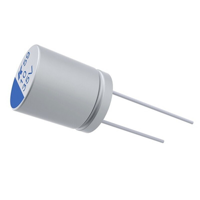KEMET 47μF Through Hole Polymer Capacitor, 63V dc