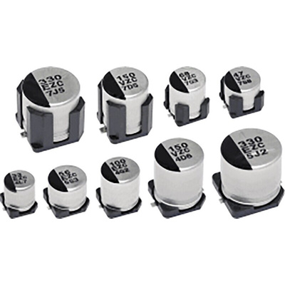 Panasonic 47μF Surface Mount Polymer Capacitor, 80V dc