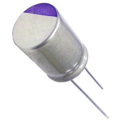 Panasonic 560μF Through Hole Polymer Capacitor, 16V dc