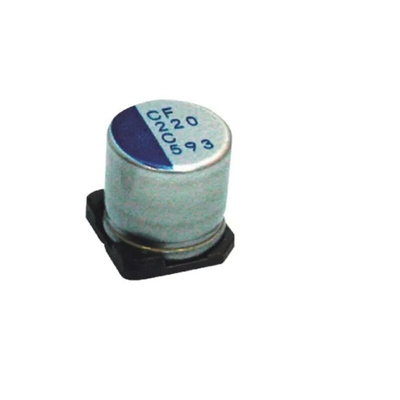 Nichicon 220μF Surface Mount Polymer Capacitor, 6.3V