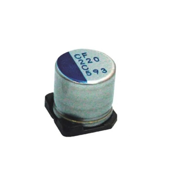 Nichicon 180μF Surface Mount Polymer Capacitor, 50V