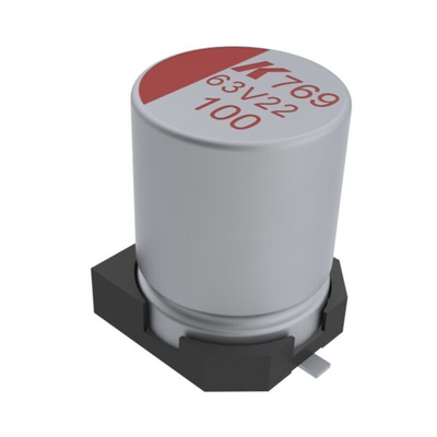 KEMET 47μF Surface Mount Polymer Capacitor, 63V