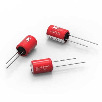 Wurth Elektronik 10μF Surface Mount Polymer Capacitor, 80V dc