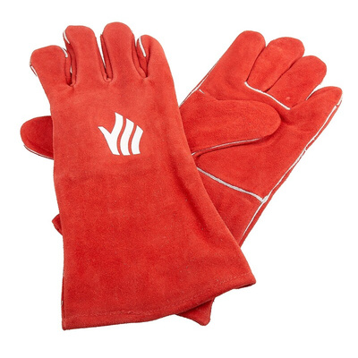 LW93/L | Ergodyne Red Leather Welding Gloves, Size 9, Large